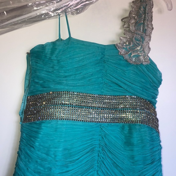 Party Gown Turquoise - Picture 7 of 8